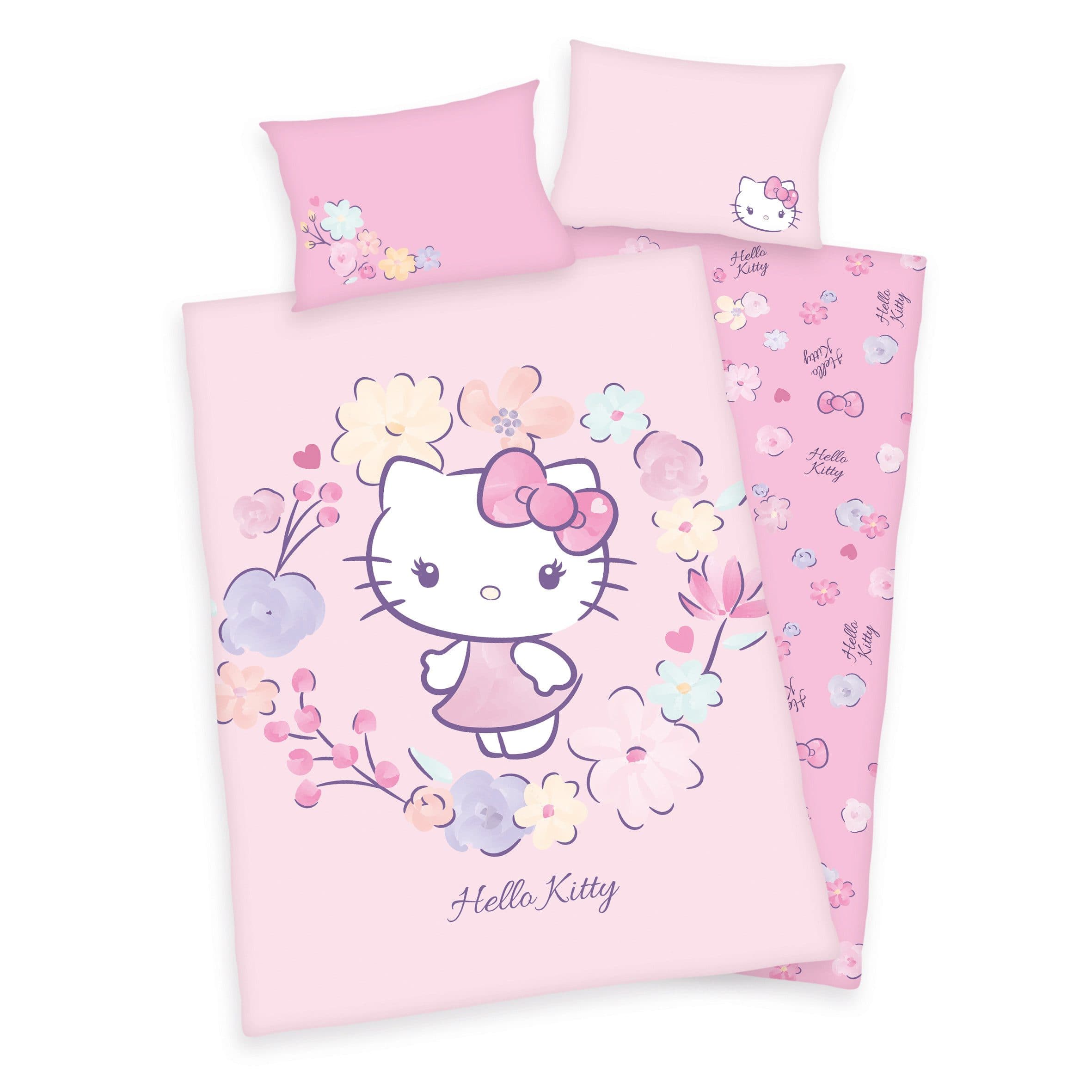Herding Young Collection Babybettwäsche Hello Kitty BIO 100x135 cm