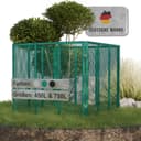 Heimfleiss® Metall Komposter 450L/750L Silber Bild 2