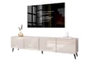 Lookway TV-Schrank COLGANTE 200 Kaschmir Hochglanz mit Metallbeinen Bild 2
