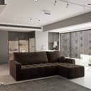 Masseno Ecksofa VOLIRA L-Form mit Schlaffunktion und Bettkasten Bild 2