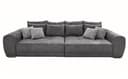 luma-home Big-Sofa 15114 XXL-Couch Grau Federkernpolsterung Bild 2