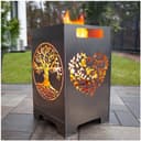 tuning-art Feuerkorb FK01-H45 Feuertonne Rostpatina Massiv Bild 2