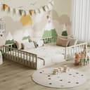 VitaliSpa® Kinderbett Minno Greige Bodenbett Bild 2