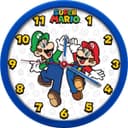 Super Mario Wanduhr Analoge 25cm Gaming Deko Bild 2