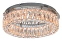 JUST LIGHT LED Deckenleuchte KULUNKA Chrom Dimmbar Kristalleffekt Bild 2
