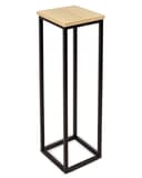 holz4home® Blumenständer MDF Sonoma Eiche mit Metallgestell Bild 2