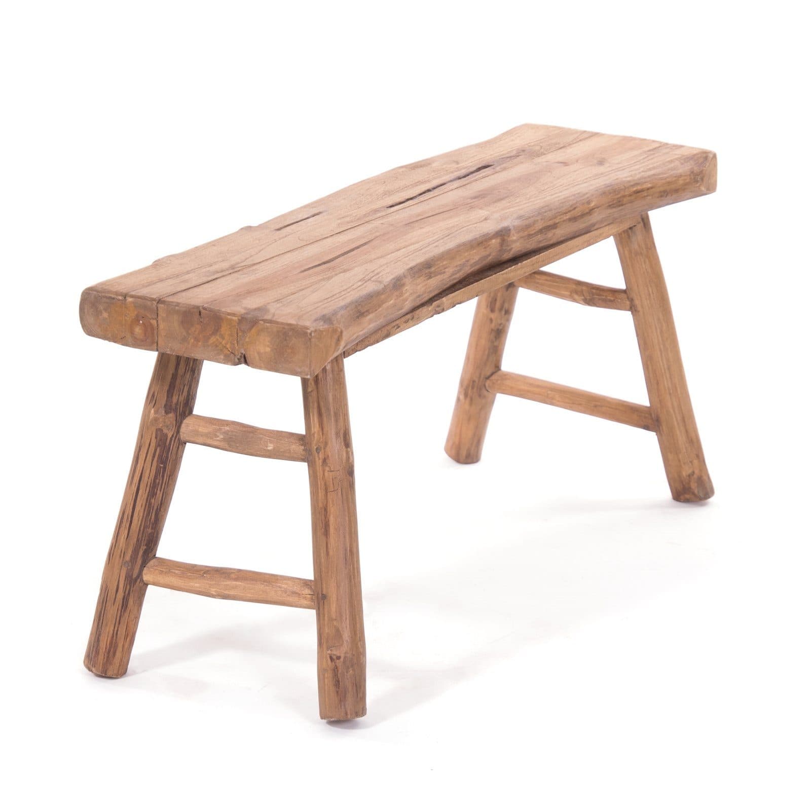DESIGN DELIGHTS Sitzbank MALU 93 Natur Massivholz Handarbeit - Bild 2