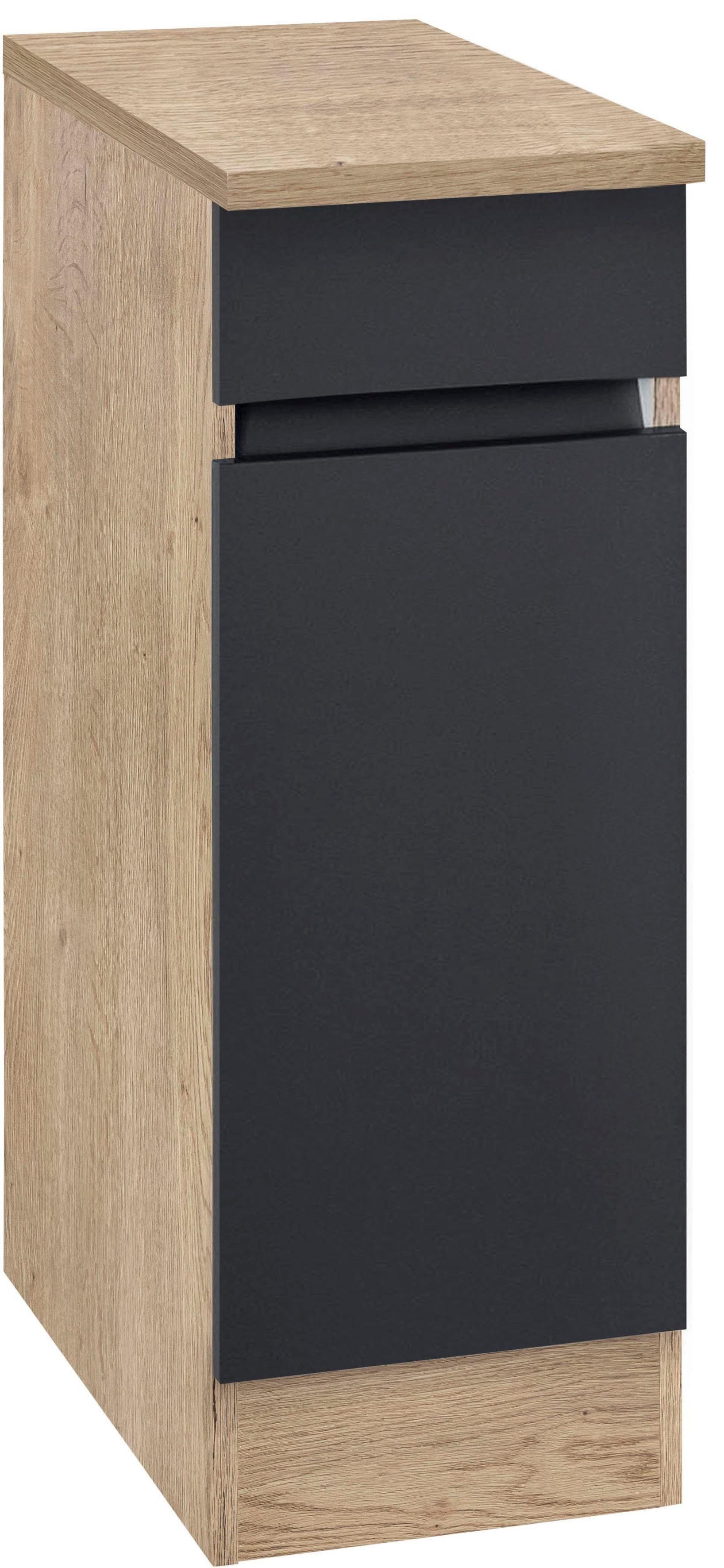 OPTIFIT Unterschrank Roth Anthrazit Wildeiche 30cm - Bild 2