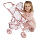kinderplay Puppenbuggy Puppenwagen Buggy Leicht Faltbar Rosa Bild 2