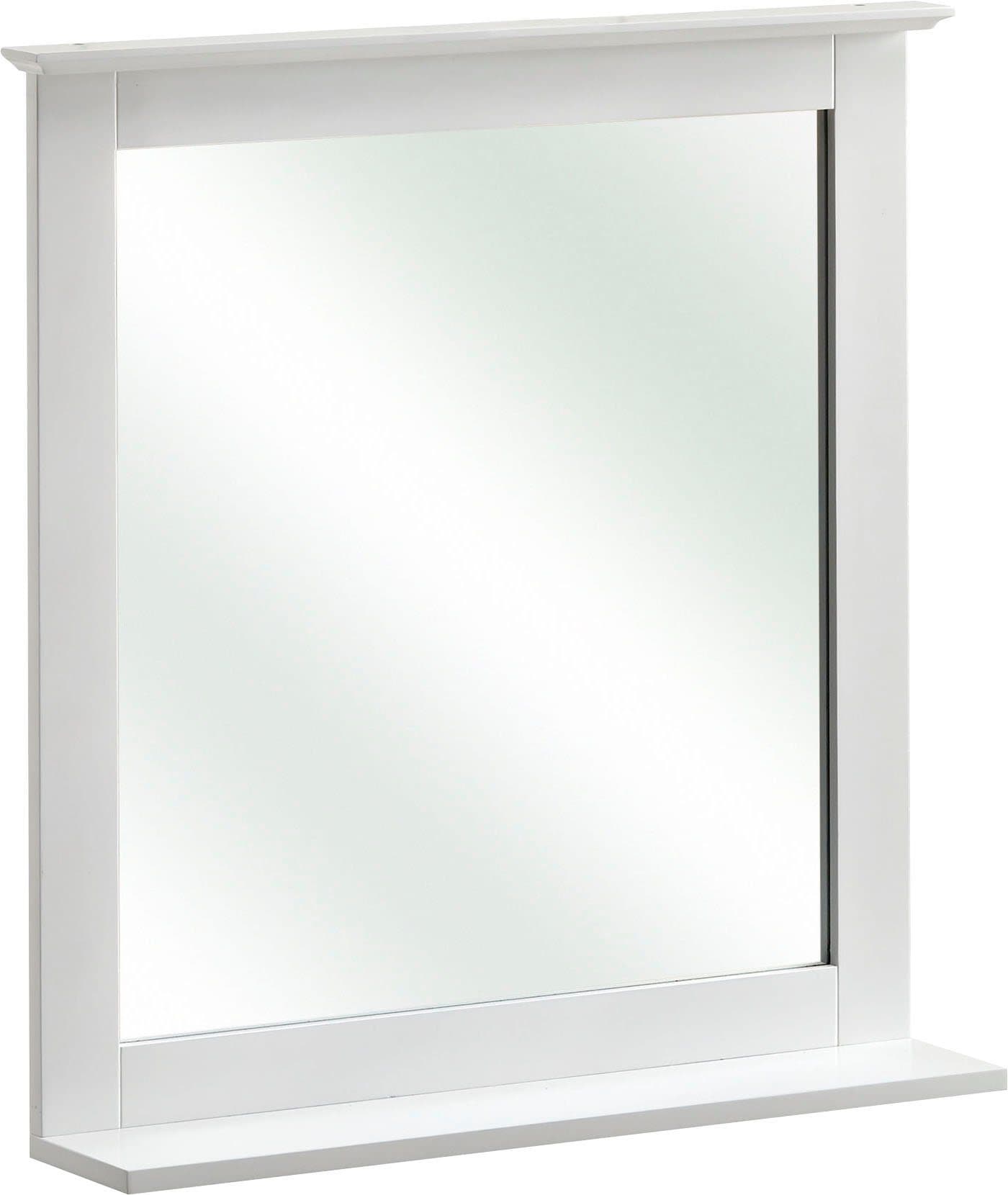 SAPHIR Badspiegel Quickset 928 Weiß Landhaus-Stil mit Ablage - Bild 2