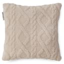 DESCANSO Dekokissen Jacquard Teddy Beige 40x40 cm Bild 2