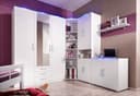 priess Jugendzimmer-Set 5-tlg. Weiß Holzwerkstoff mit LED-Option Bild 2