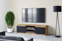 Home affaire Lowboard DINGO TV-Schrank Braun/Schwarz Modern Bild 2