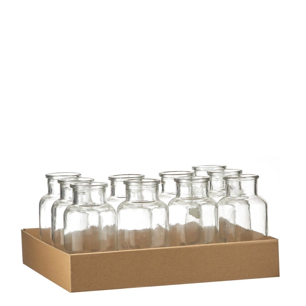 Mica Decorations Dekofigur Flasche Skipp Transparent Glas