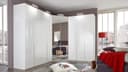 Wimex Eckkleiderschrank New York D 255x300 cm Softwhite mit Spiegel Bild 2