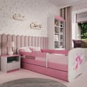 Raumhirsch Furniture Kinderbett Rosa mit Matratze & Schublade Bild 2