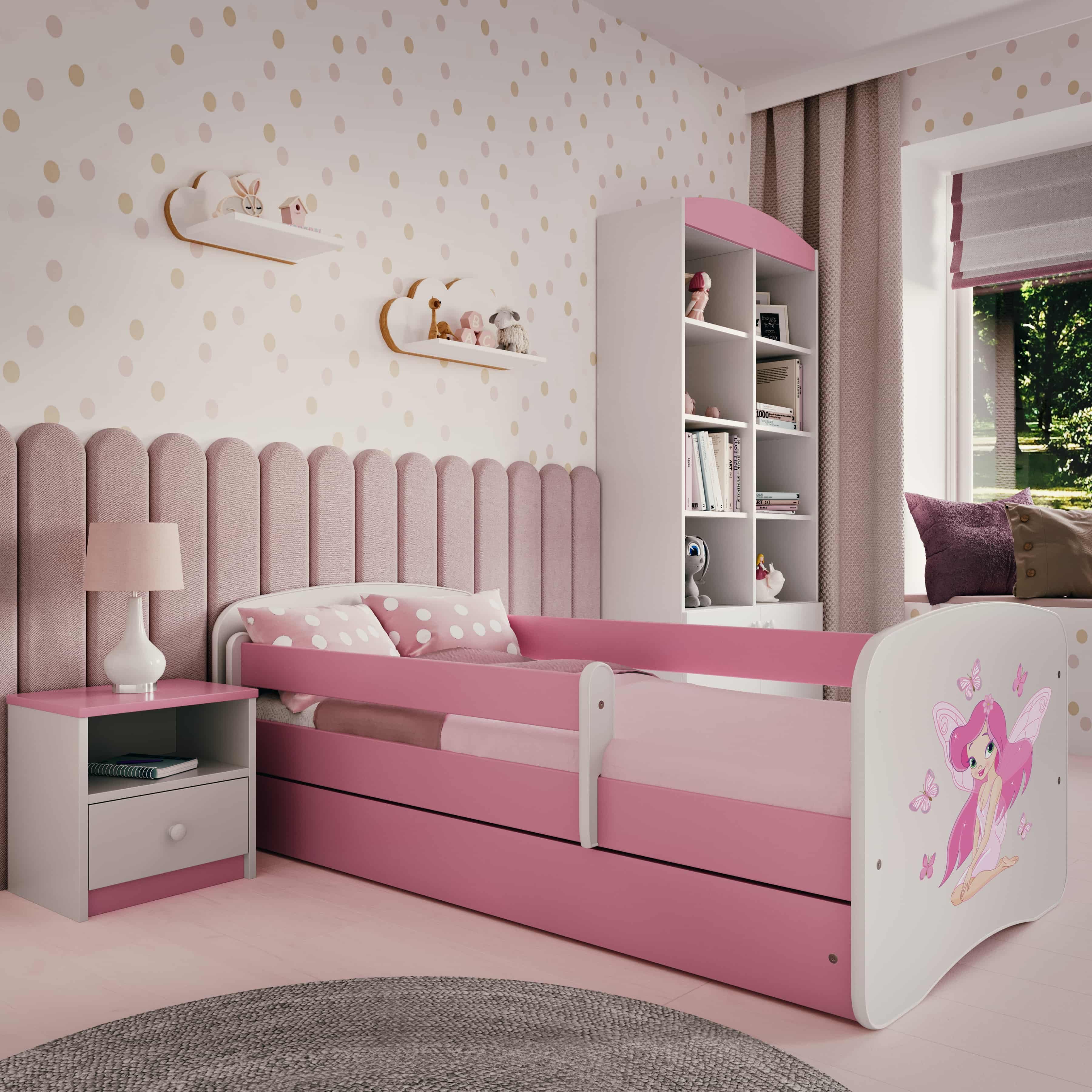 Raumhirsch Furniture Kinderbett Rosa mit Matratze & Schublade - Bild 2