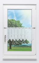 LYSEL® Scheibengardine Rautendesign Transparent Weiß Bild 2