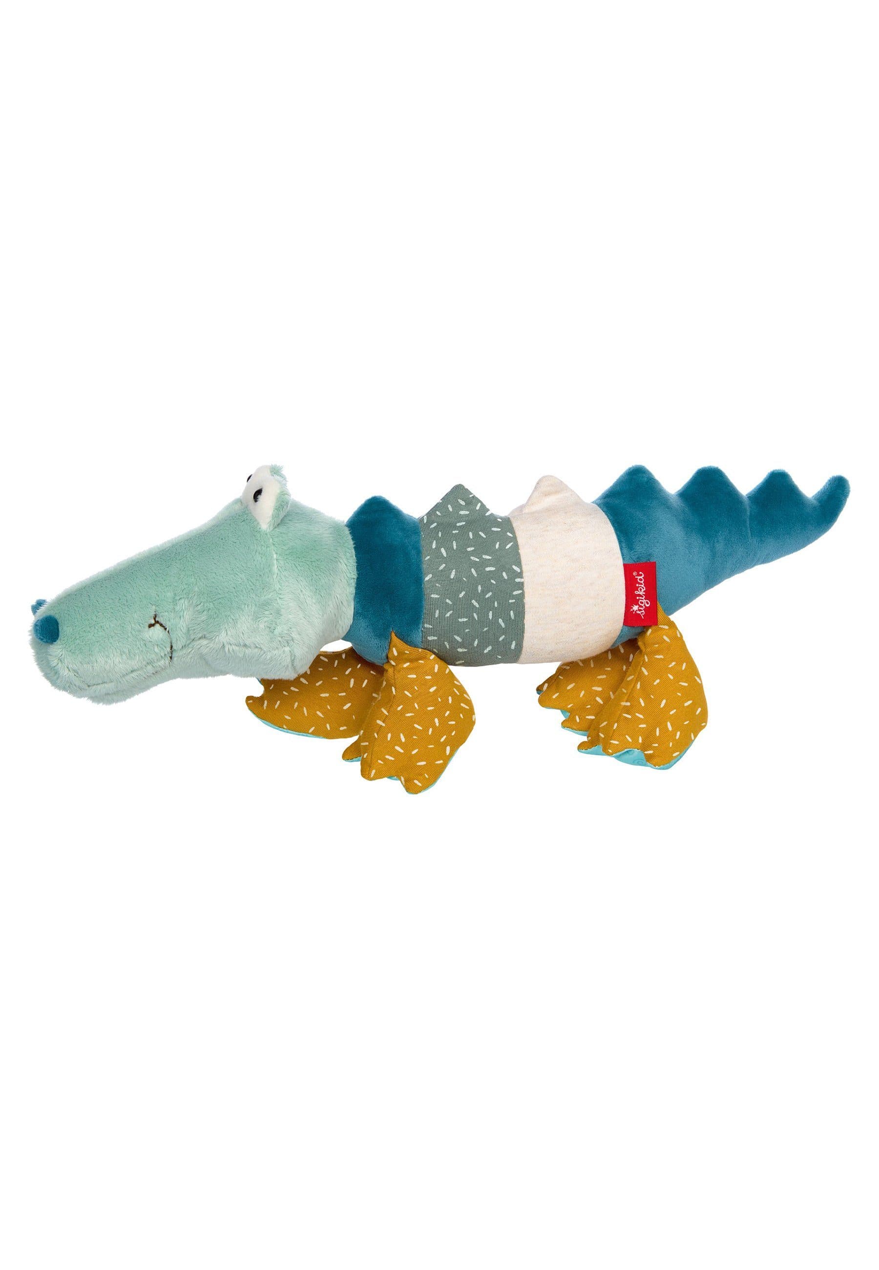 Sigikid Kuscheltier Krokodil Patchwork Sweety Bunt Grün