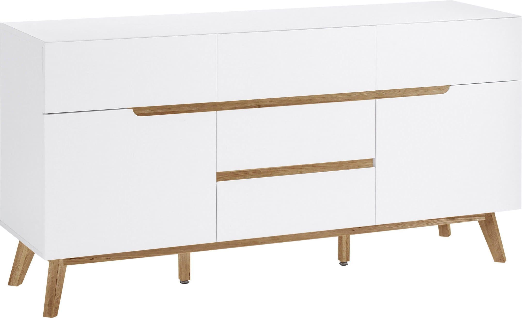 MCA FURNITURE Sideboard Cervo Weiß Matt MDF - Bild 2