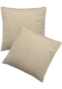 BRB HOME Kissenbezug Samt 2 Stück 40x40 cm Beige Bild 2