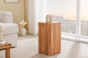 riess-ambiente Beistelltisch COLUMNA 50cm Braun Akazien-Massivholz Pflanzenständer Bild 2