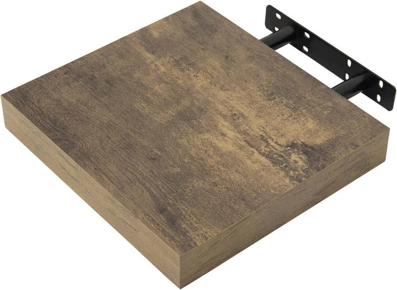 Woltu Wandregal Holz Braun Freischwebend 11 Größen - Bild 2