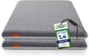 DYNMC you Sitzkissen 40x40 Grau Modern Mittelhart Memory Schaumstoff Bild 2