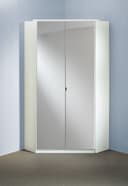 freiraum Eckkleiderschrank Clack Weiß mit Spiegelfront Bild 2