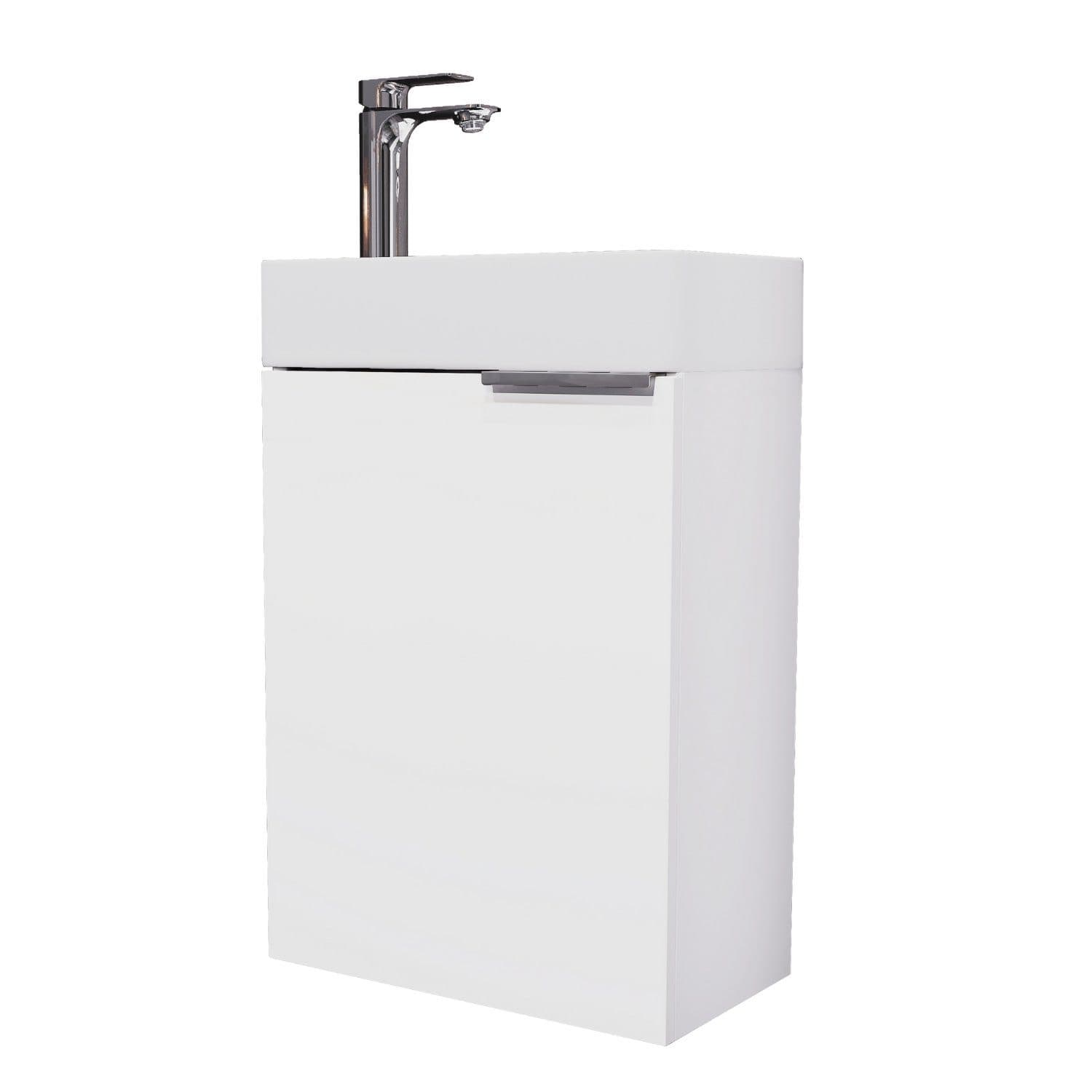 Planetmöbel Waschtisch Waschbeckenunterschrank 40cm Weiß - Bild 2