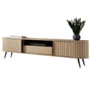 Compleo TV-Schrank 196 cm breit, Lowboard Eiche Japandi Stil KAMA Bild 2
