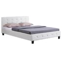 CARO-Möbel Polsterbett KINGSTON Kunstleder Doppelbett 140x200 Bild 2