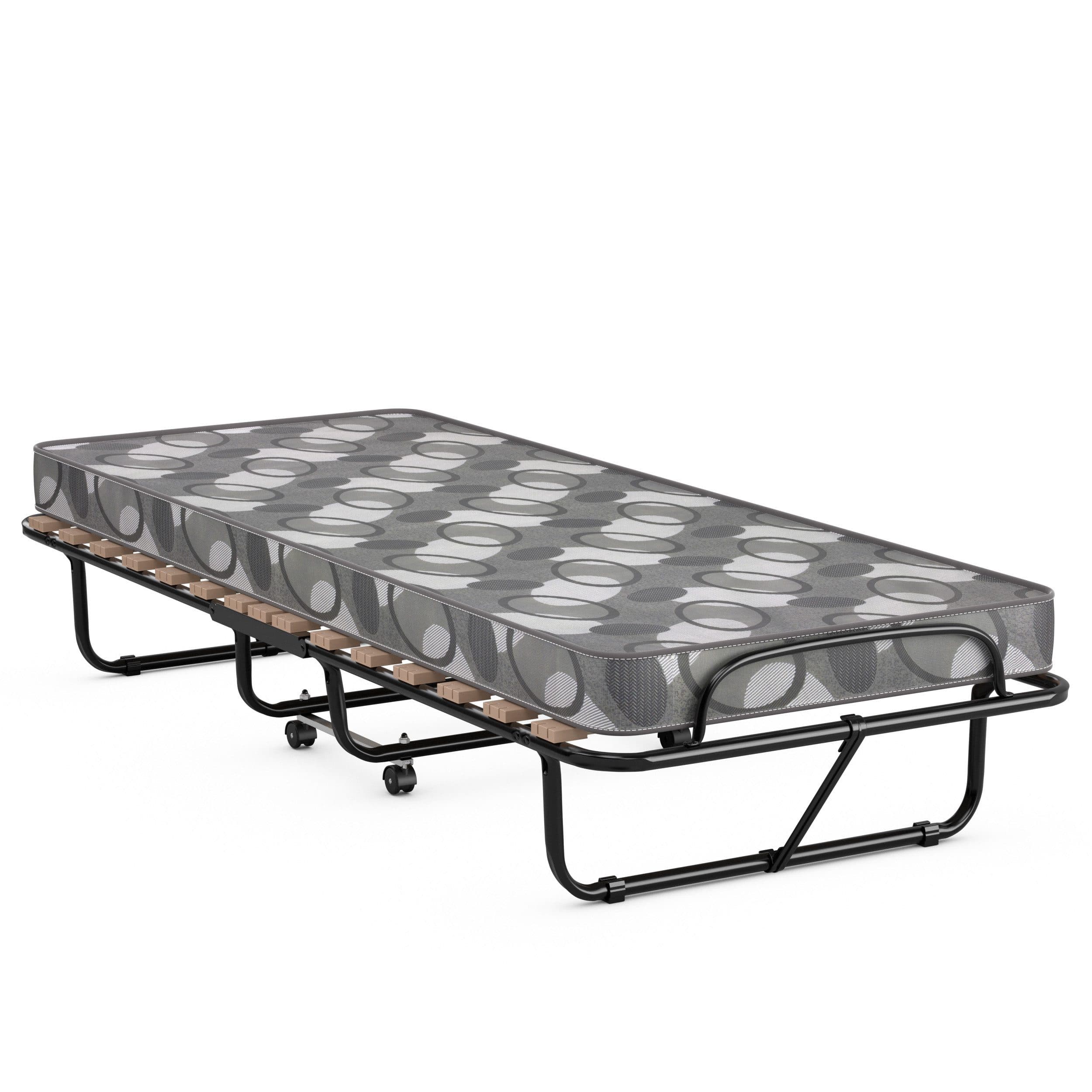 COSTWAY Gästebett Klappbar mit Memory-Schaumstoffmatratze 80x190cm - Bild 2