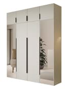 Compleo Kleiderschrank mit Aufsatz, Hochschrank, Spiegelschrank STELLS Bild 2