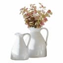 Mirabeau Tischvase 2er Set Yarick weiß Landhaus-Stil Bild 2