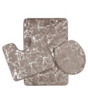 ZELLERFELD Badematte Marmour 3-teiliges Set Gold-Silber Rutschfest Bild 2