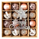 Bextsrack Weihnachtsbaumkugeln Set, 18 St. Gold Bild 2