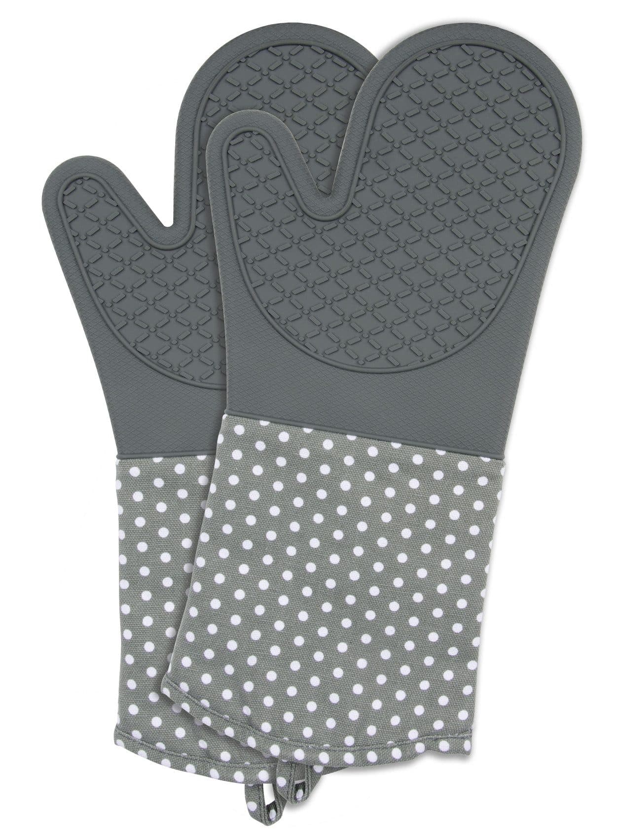 WENKO Topfhandschuhe Modell Silikon 2-tlg. Grau Hitzeschutz - Bild 2