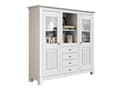 Buffet OTTO HOME Rauna Weiß Massivholz mit Glaseinsätzen Bild 2