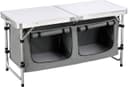 Woltu Campingtisch Höhenverstellbar Silber mit Tragetasche Bild 2