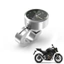 Bolwins Motorrad-Lenkeruhr A76C Digital Beleuchtet Quarzwerk Silber Bild 2