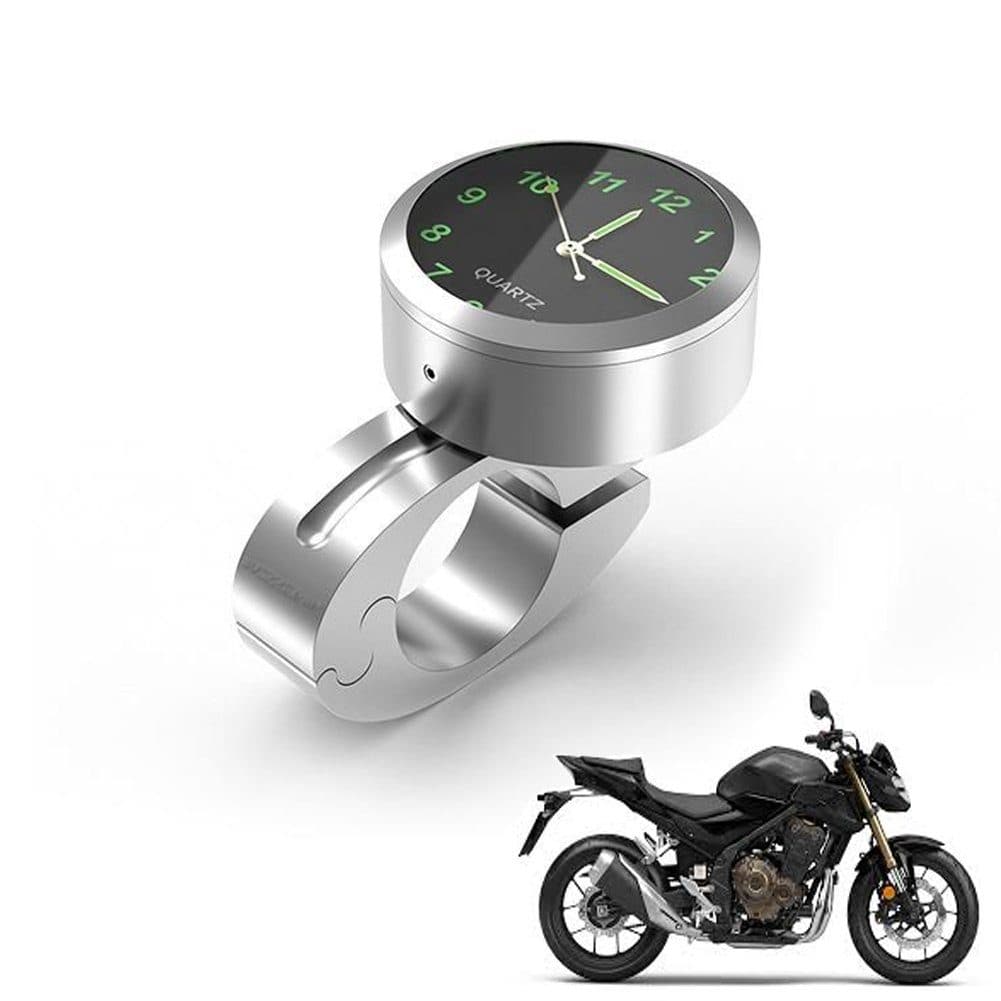 Bolwins Motorrad-Lenkeruhr A76C Digital Beleuchtet Quarzwerk Silber - Bild 2