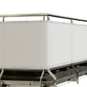 Sol Royal Balkonsichtschutz Weiß 90x300cm mit Ösen & Kordel Bild 2