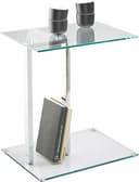 HAKU Beistelltisch in moderner Glasoptik mit Sicherheitsglas Bild 2
