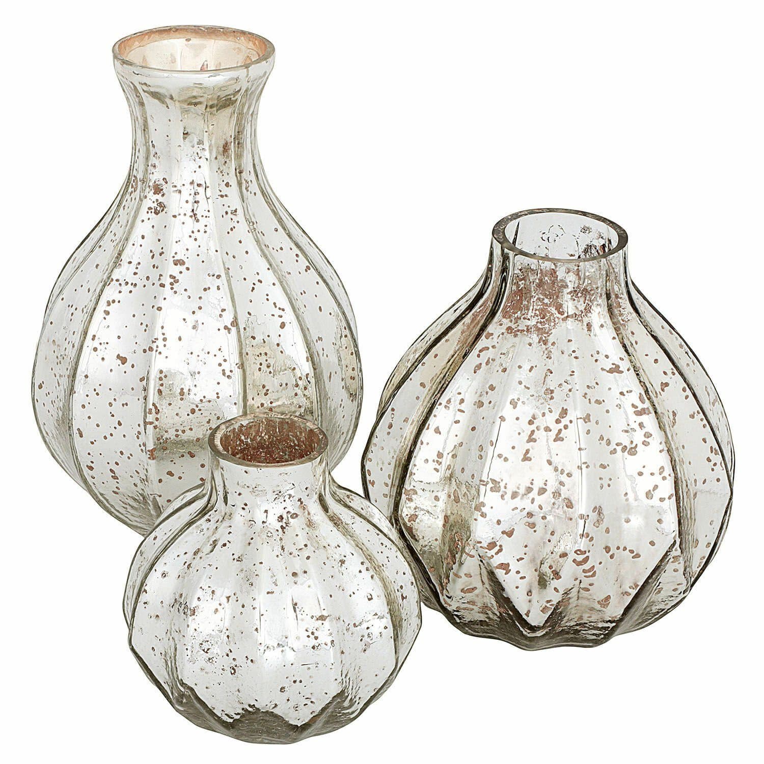 Mirabeau Tischvase 3er Set Frido Antiksilber - Bild 2