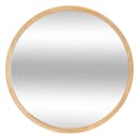 Atmosphera Wandspiegel KIM Rund Holzrahmen 55 cm Braun Bild 2