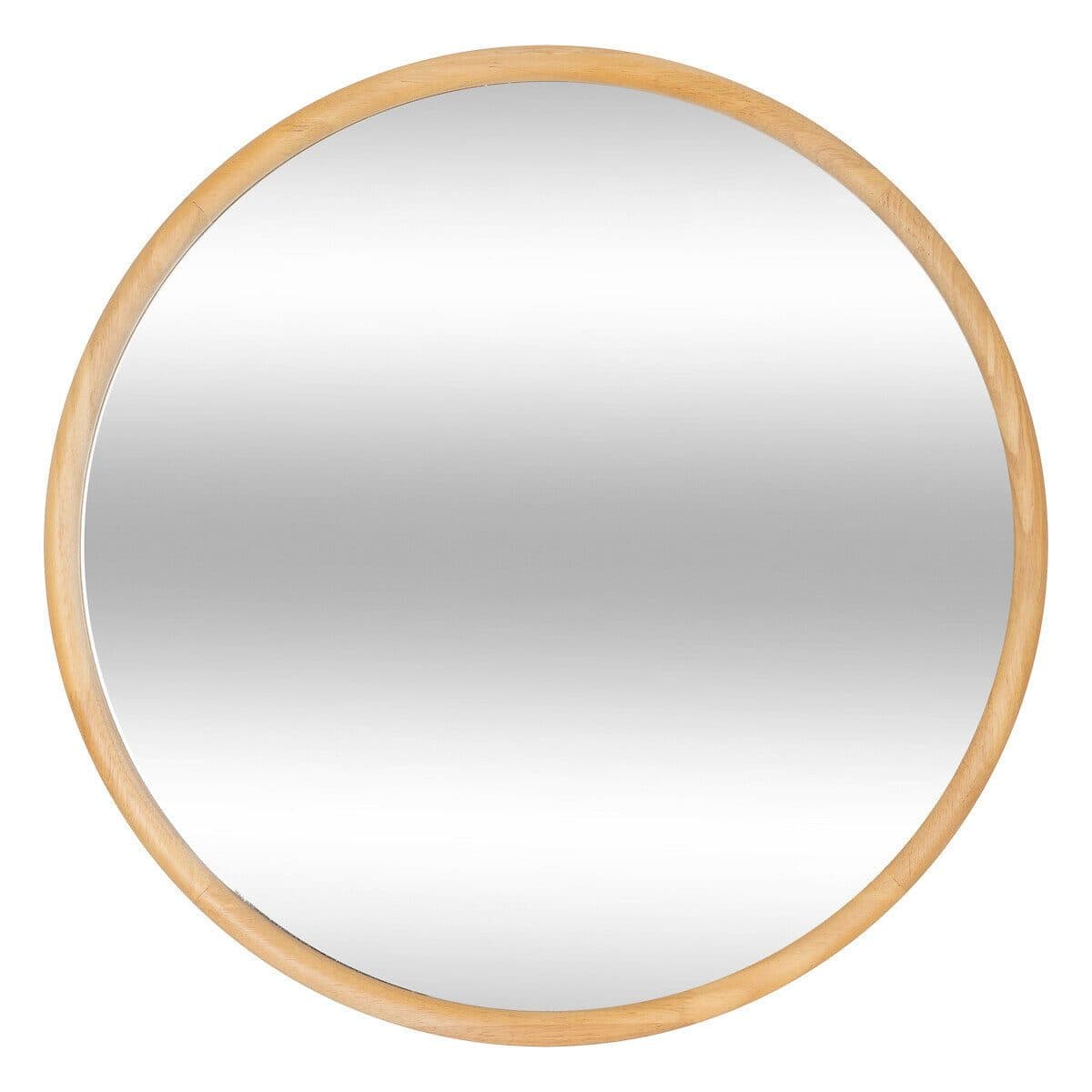 Atmosphera Wandspiegel KIM Rund Holzrahmen 55 cm Braun - Bild 2