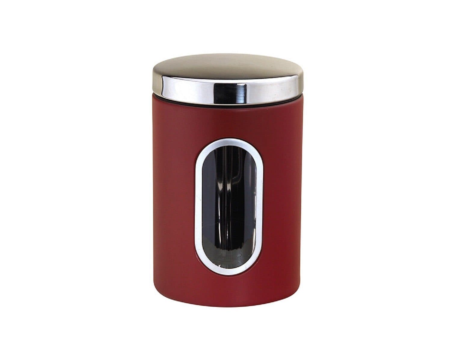 Michelino Aufbewahrungsdose Edelstahl Serie Nora Rot