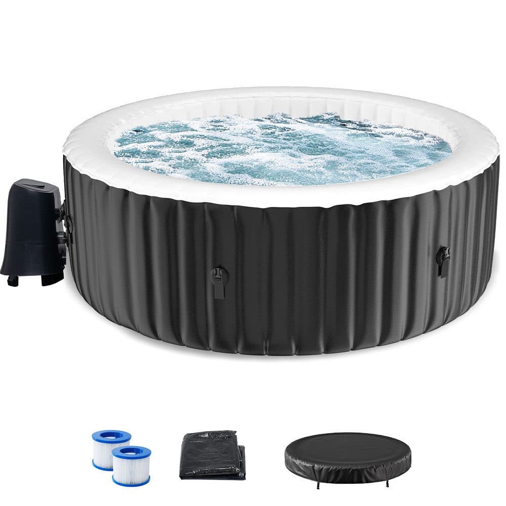 Meulbaty Whirlpool aufblasbar MSpa Tekapo 2-4 Personen Schwarz/Weiß - Bild 2