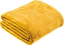 REDBEST Wohndecke Amarillo Fleece Uni Gelb Bild 2